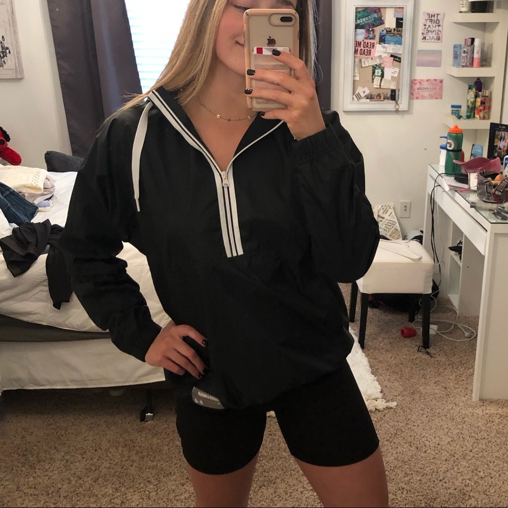 Black Under Armour Windbreaker